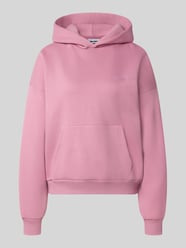 Relaxed Fit Hoodie aus Baumwoll-Mix mit Label-Detail von REVIEW Pink - 19
