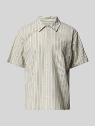 Regular fit vrijetijdsoverhemd met borstzak van WOODBIRD Beige - 38