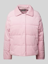 Cordjacke mit Steppnähten von Christian Berg Woman Selection Rosa - 12