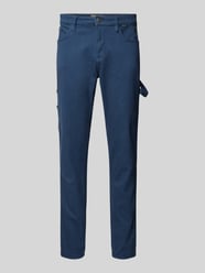 Relaxed Fit Hose mit Label-Detail Modell 'Hurricane' von Blend Blau - 17