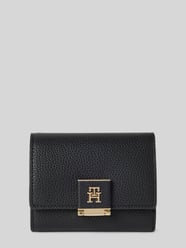 Portemonnaie mit Label-Applikation von Tommy Hilfiger Schwarz - 38