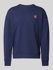 Sweatshirt mit Label-Badge Modell 'CORE' von Scotch & Soda Blau - 18