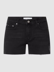 Korte jeans met stretch  van Calvin Klein Jeans Zwart - 16