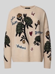 Oversized pullover van een zuivere scheerwol, model 'PAVIDI' van Weekend Max Mara Beige - 33