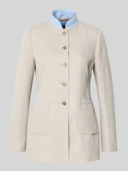 Marynarka o kroju slim fit z Mieszanka lnu i bawełny od White Label - 10