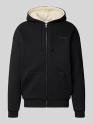 Regular Fit Sweatjacke aus Baumwoll-Mix mit Teddyfutter von REVIEW - 29