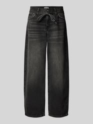 Wide Fit Jeans aus Baumwolle Modell 'GIANNA' von Only Schwarz - 12