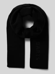 Schal mit Label-Patch Modell 'SHAWL' von Barts Schwarz - 9