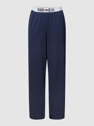 Broek met labeldetail van Tommy Jeans Blauw / turquoise - 8