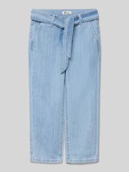 Baggy Fit Jeans mit Bindegürtel von Steiff Blau - 15