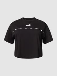 T-shirt PLUS SIZE z lampasami od PUMA Performance Plus Czarny - 15
