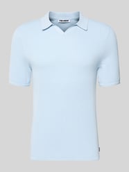 slim fit poloshirt met structuurpatroon van REVIEW - 47
