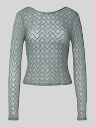 Slim Fit Langarmshirt aus Baumwoll-Mix Modell 'ANGILA' von Only - 42
