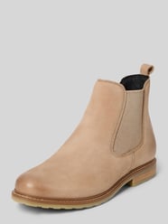 Chelsea boots van echt leer van Tamaris Beige - 16