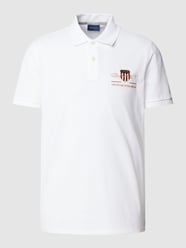 Poloshirt mit Label-Stitching von Gant Weiß - 44
