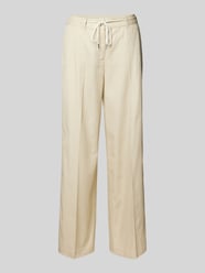 Wide Fit Weite Hose mit Kordelzug Modell 'LEA' von Tom Tailor Beige - 45
