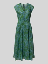 Midikleid aus Viskose mit V-Ausschnitt Modell 'MAMBA' von Mango - 15