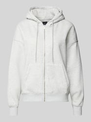 Bluza rozpinana o kroju oversized fit z dzieloną kieszenią kangurką od Gina Tricot - 1