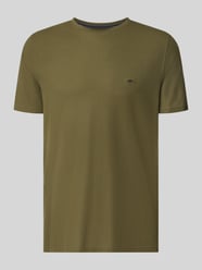 Regular Fit T-Shirt mit Logo-Stitching von Fynch-Hatton - 28