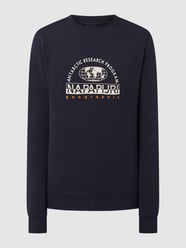 Sweatshirt mit Rundhalsausschnitt Modell 'Macas' von Napapijri Blau / Türkis - 45