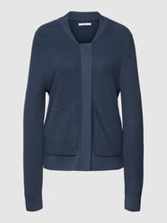 Gebreid jack met ritssluiting, model 'ALEXIS' van Brax Blauw / turquoise - 33