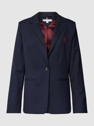 Blazer mit Knopfverschluss und Label-Stitching von Tommy Hilfiger Blau - 46