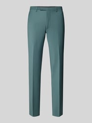 Regular fit pantalon met persplooien, model 'MONOPOLI' van Cinque Groen - 4