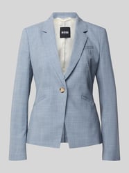 Krój slim fit krótki żakiet z czystej żywej wełny Model 'JIA9' od BOSS - 5