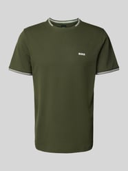 T-shirt met labelprint, model 'Taul' van BOSS Green - 42