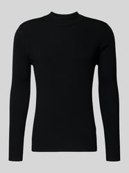 Sweter z dzianiny z prążkowanymi wykończeniami model ‘Donteo’ od JOOP! Collection - 41