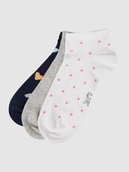 Sneakersocken mit Stretch-Anteil im 3er-Pack  von Jake*s Casual Blau - 15