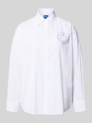 Oversized overhemdblouse van puur katoen, model 'EDAFNE_B' van Hugo Blue - 1