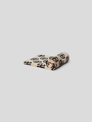 Strandtuch mit Allover-Logo von Anine Bing Beige - 2