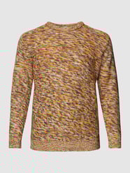 PLUS SIZE Strickpullover mit Rundhalsausschnitt Modell 'ASH' von Jack & Jones Plus Gelb - 10