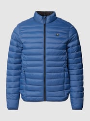 Steppjacke mit Label-Patch Modell 'Romsey' von Blend Blau - 17