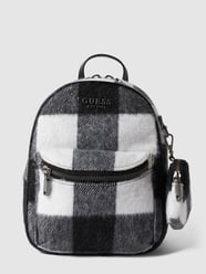 Plecak z detalem z logo model ‘HOUSE PARTY’ od Guess Czarny - 5