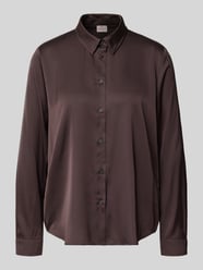 Bluzka o kroju regular fit z listwą guzikową, model 'EDRO' od EMME - 31