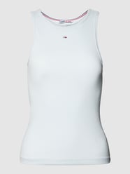 Tanktop in Ripp-Optik Modell 'ESSENTIAL' von Tommy Jeans Blau - 38