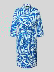 Knielanges Hemdblusenkleid mit Bindegürtel von Betty Barclay - 17