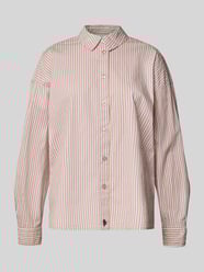 Regular fit overhemdblouse met labelstitching van Review Fuchsia - 42