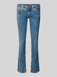 Jeansy o kroju slim fit z 5 kieszeniami od Pepe Jeans - 36