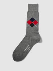 Socken mit Motiv-Print Modell 'Multi King' von Burlington Grau - 21