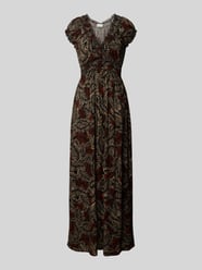 Maxi-jurk van viscose met V-hals van Apricot - 3