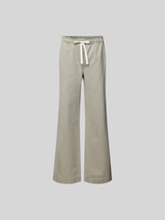 Wide Fit Jeans mit Tunnelzug von Juvia Beige - 20