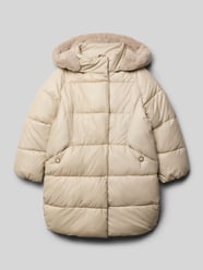 Wide Fit Winterjacke in Stepp-Optik von Mayoral Beige - 17
