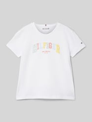 T-Shirt mit Label-Stitching Modell 'VARSITY' von Tommy Hilfiger Teens - 17