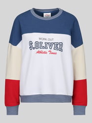Bluza o kroju relaxed fit z mieszanki bawełny - s.Oliver x Heidi Klum od s.Oliver RED LABEL - 32