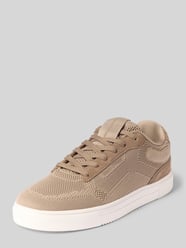 Sneaker aus echtem Rindsleder von Marc O'Polo Beige - 4