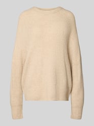 Sweter z dzianiny o kroju relaxed fit z dodatkiem wełny model „Gillian” od mbyM - 16