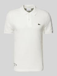 Slim Fit Poloshirt mit Label-Patch von Lacoste - 31